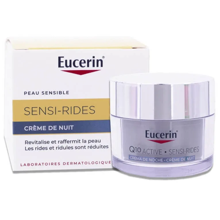 EUCERIN SENSI RIDES CREMĂ DE NOAPTE 50 ML — preț și oferte