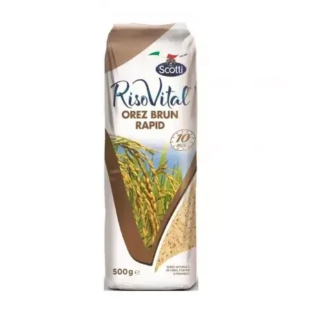 Orez brun rapid RisoVital, 500 g, Scotti — preț și oferte