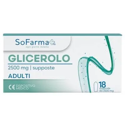 Glicerol supozitoare adulți 2250 mg 18 bucăți sofarmapiu' — preț și oferte