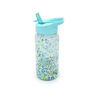 Sticla de apa cu pereti dubli si bile din spuma, Albastru, 300 ml, Melii