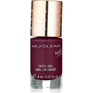 Naj Oleari Oleo gel nail lacquer – lac de unghii cu efect de gel nr. 18 – suc de afine