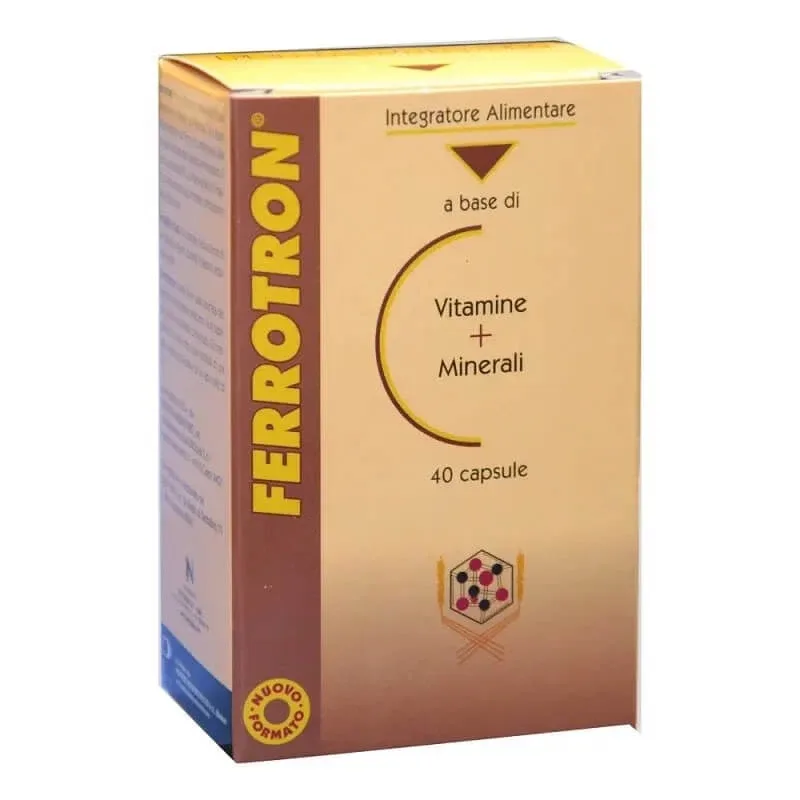 Ferrotron 40 capsule – supliment alimentar pe bază de vitamine și minerale — preț și oferte