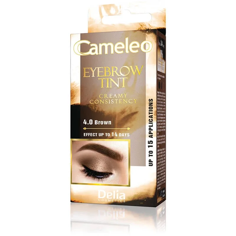 Crema coloranta pentru sprancene nuanta Brown, 15 ml, Delia Cosmetics — preț și oferte