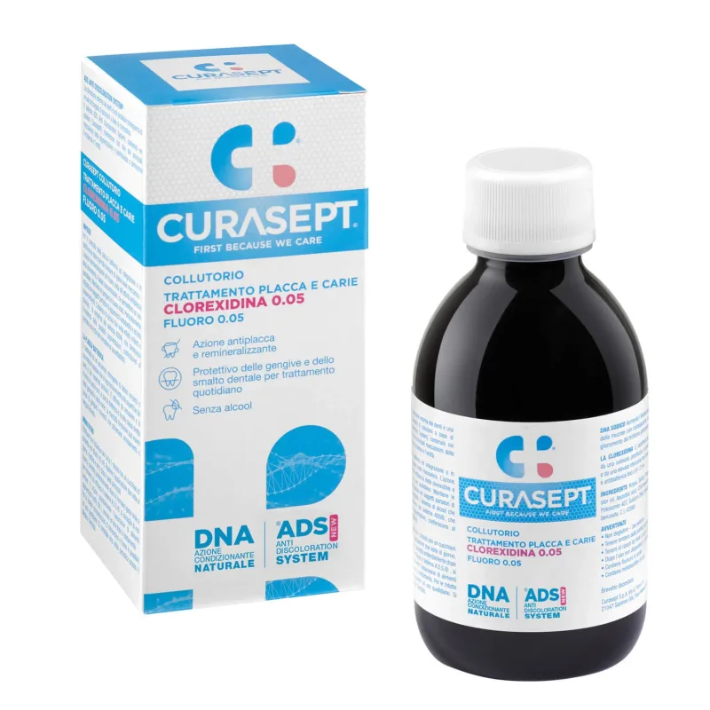 Curasept ADS DNA 205, apă de gură cu clorhexidină 0,05%, 200 ml CURAPROX — preț și oferte