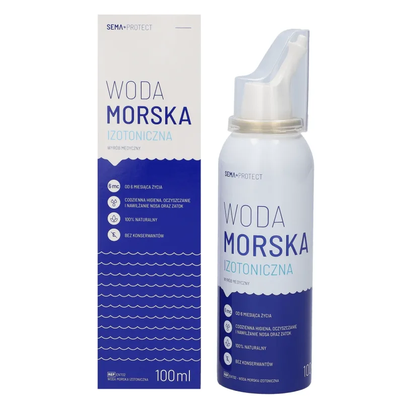 SEMA Protect, apă de mare izotonică, spray nazal, 100 ml — preț și oferte