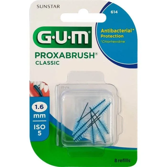 GUM PROXABRUSH CLASSIC perii de schimb 1.6 mm 8 buc. — preț și oferte