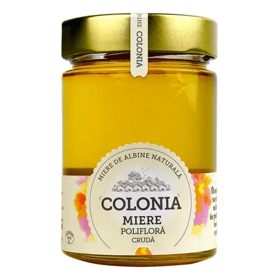 Miere de ploriflora cruda Colonia, 420 g, Evicom Honey — preț și oferte