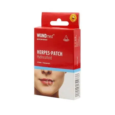 Plasturi pentru herpes, 6 bucati, Wundmed — preț și oferte