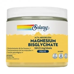 Solaray Bisglycinate Magnesiu pulbere 179g — preț și oferte