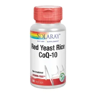 Solaray Red Yeast Rice Plus Q10-60 VegCaps — preț și oferte