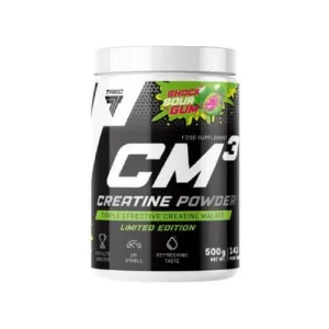 Trec CM3 Pulbere Creatină malat aromă de gumă acră, 500 g