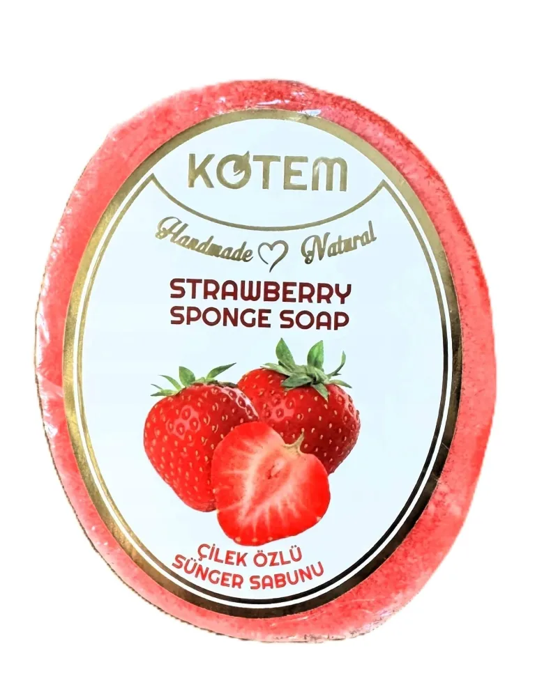 Săpun cu burete de căpșuni KOTEM 125 g — preț și oferte