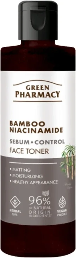 Green Pharmacy tonic facial bambus, niacinamidă 200 ml — preț și oferte
