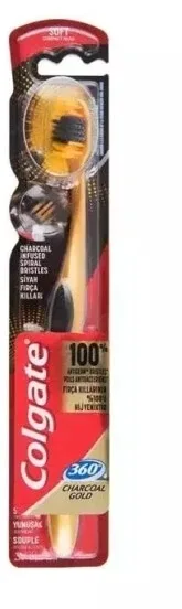 Periuță de dinți Colgate 360 Black Gold 1 buc — preț și oferte