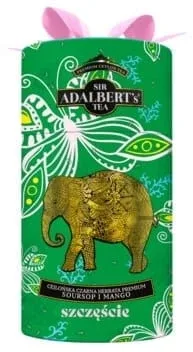 ADALBERT'S HAPPY Ceai de agrișe și mango cu arc 80g — preț și oferte