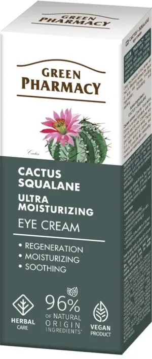 Green Pharmacy Cremă de ochi cactus, squalane 15 ml