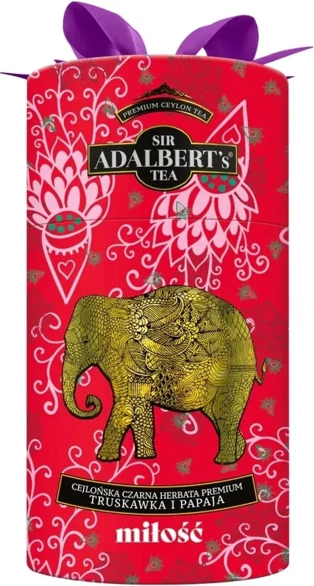 ADALBERT'S Ceylon ceai negru, căpșuni și papaya 80 g — preț și oferte
