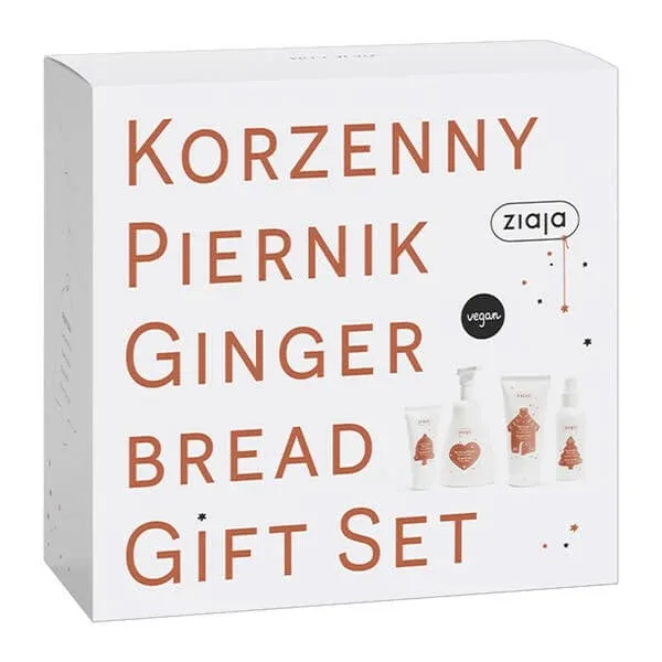 Set, Ziaja Korzenny Piernik, spumă de spălat, 250 ml + ceață de corp, 100 ml + gel de duș, 160 ml + cremă de mâini, 50 ml — preț și oferte