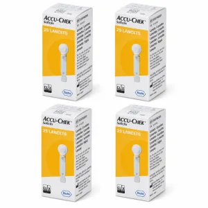 Ace sterile Softclix Accu Chek, 4x25 bucati, Roche