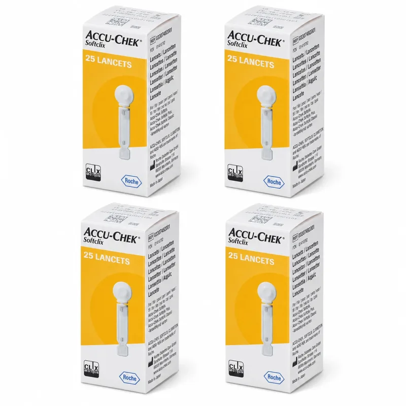 Ace sterile Softclix Accu Chek, 4x25 bucati, Roche — preț și oferte