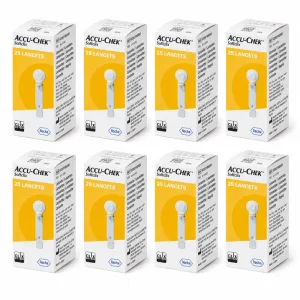 Ace sterile Softclix Accu Chek, 8x25 bucati, Roche