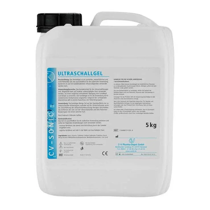 Canistră cu gel pentru ecografie, 5 kg de gel — preț și oferte