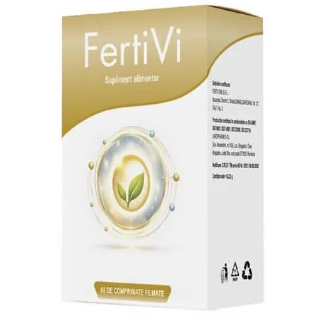 Complex de vitamine si minerale, 60 comprimate filmate, FertiVi Ferti Ones — preț și oferte