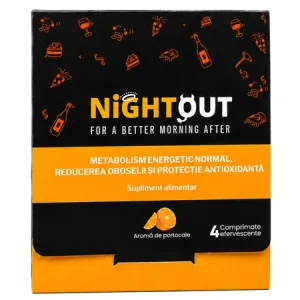 Nightout, 4 comprimate efervescente, Fast&Up