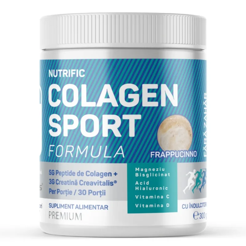 Pudra cu colagen si creatina Sport Formula, 300 g, Nutrific — preț și oferte