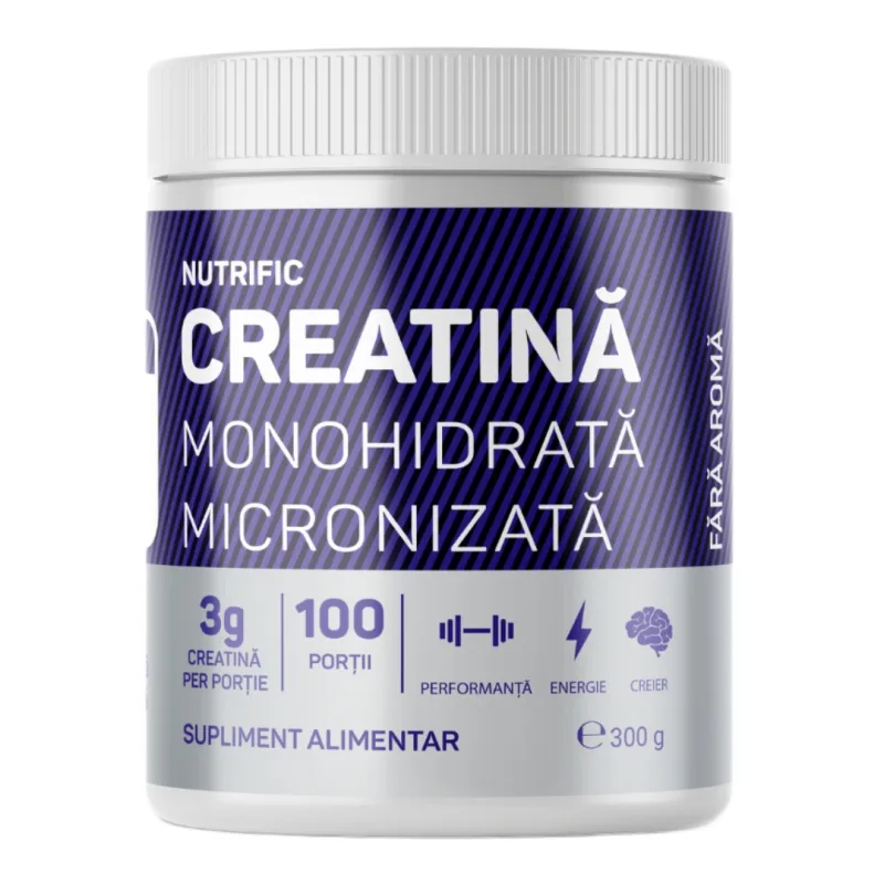 Creatina monohidrata micronizata, 300 g, Nutrific — preț și oferte