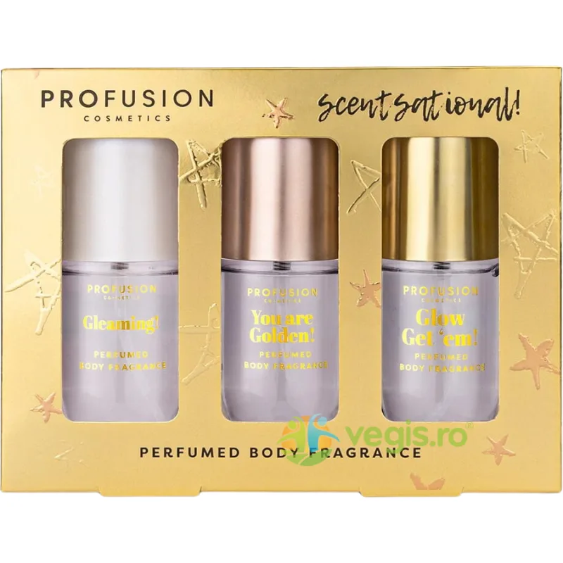 Set Spray Parfumat pentru Corp 3x85ml PROFUSION COSMETICS — preț și oferte