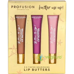 Set Balsam Colorat si Hranitor pentru Buze Lip Butter 3x24ml