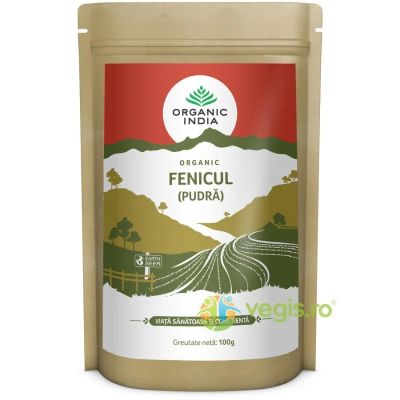 Fenicul Pudra Ecologic/Bio 100g ORGANIC INDIA — preț și oferte