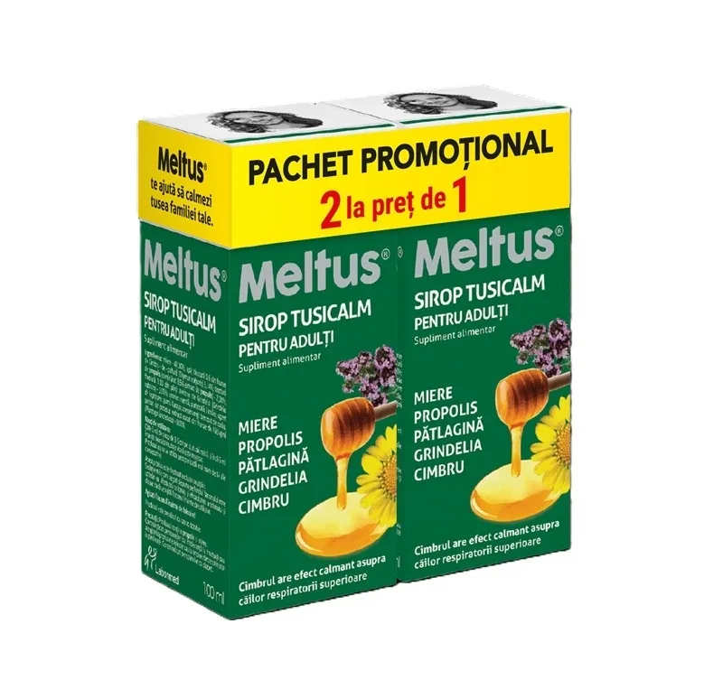 Meltus Tusicalm sirop adulti 100ml pachet 2 la pret de 1 Solacium Solacium Pharma — preț și oferte