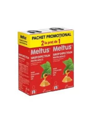 Meltus Expectolin sirop  adulti 100ml pachet  2 la pret de 1 Solacium