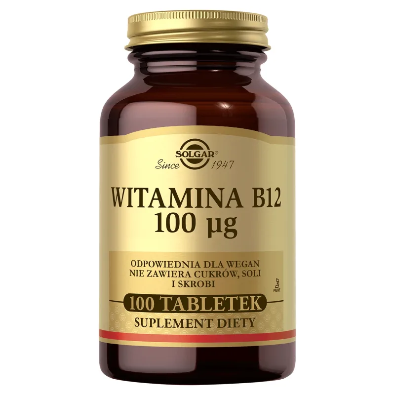 Solgar Vitamina B12 100 µg, 100 comprimate — preț și oferte