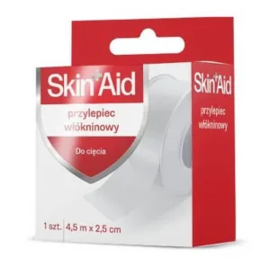 Skin Aid Adeziv nețesut 4,5 m x 2,5 cm, 1 buc
