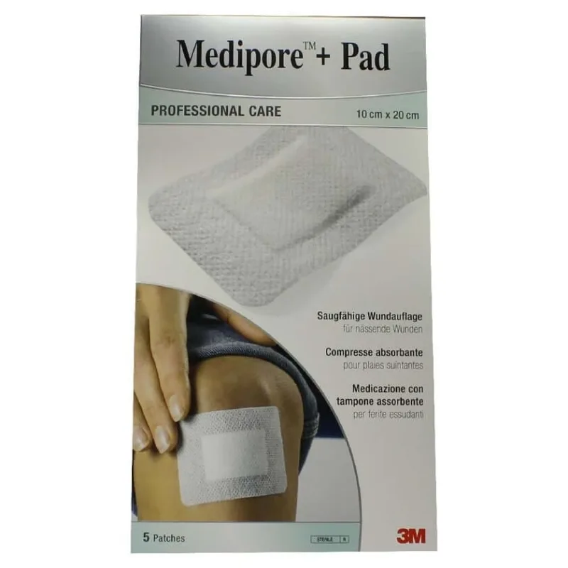Medipore+pad 3M 10x20cm 3570NP Plasturi 5 buc. — preț și oferte