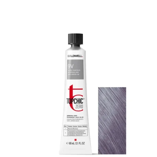 Vopsea permanenta de par fara amoniac Goldwell Topchic Zero 9V 60ml — preț și oferte
