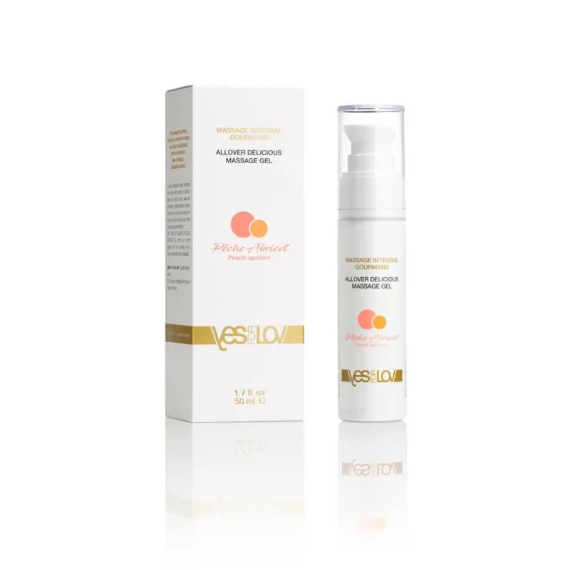Yes For Lov Gel de masaj intim 2in1 Piersică și caisă, 50 ml — preț și oferte