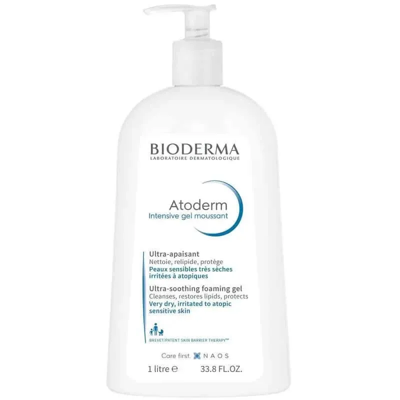 Bioderma Atoderm Intensive Gel Moussant Piele foarte uscată, iritată sau atopică, 1000ml — preț și oferte