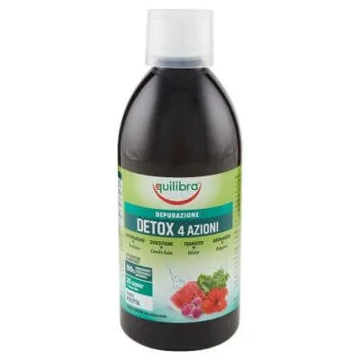 Detox 4 acțiuni gust fructe 500 ml — preț și oferte