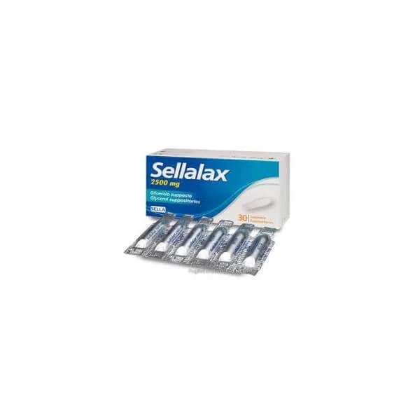 Sellalax 2500mg Glicerină supozitoare 30 bucăți — preț și oferte
