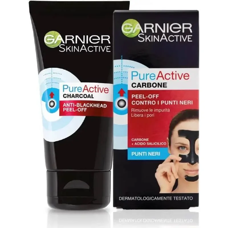 Garnier pure active - gel exfoliant cu cărbune natural 75 ml — preț și oferte