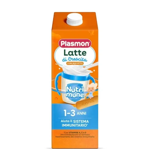 Lapte de creștere Plasmon cu biscuiți 12-36 luni 1 litru — preț și oferte