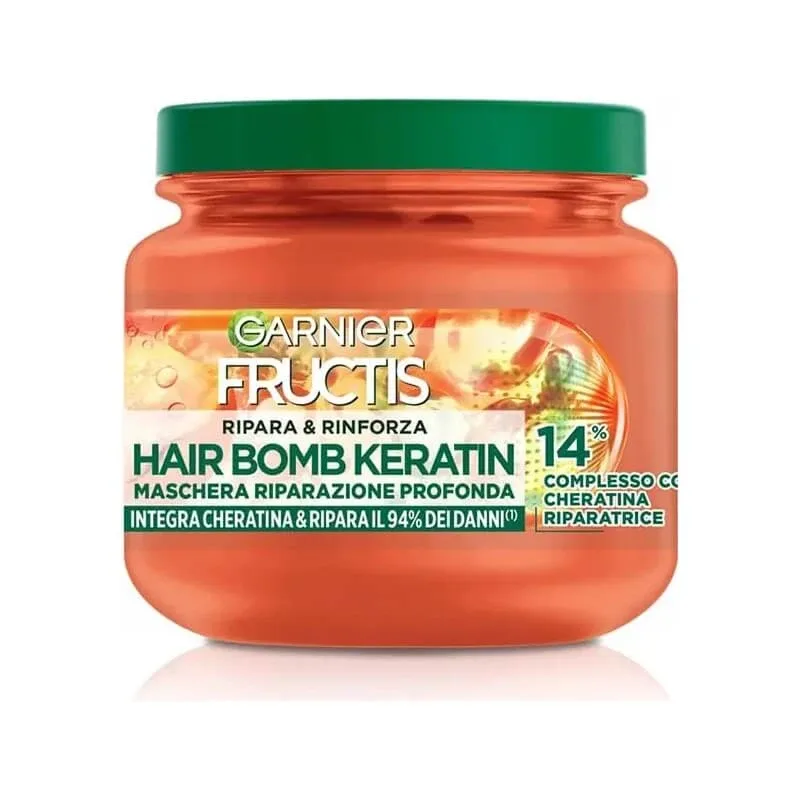 Fructis Ripara&amp;rinforza hair bomb keratin - mască de reparare profundă 320 ml — preț și oferte