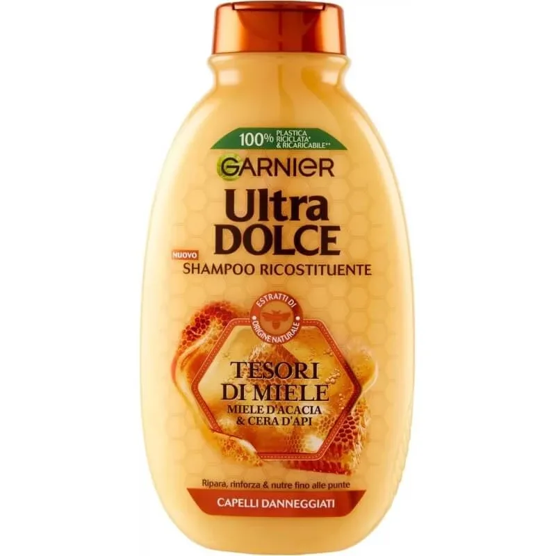 Garnier Ultra Doux Comori de Miere – șampon pentru păr deteriorat, 250 ml — preț și oferte