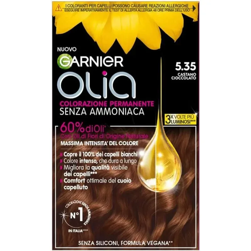 Garnier Olia – vopsea permanentă fără amoniac nr. 5,35, ciocolatiu — preț și oferte