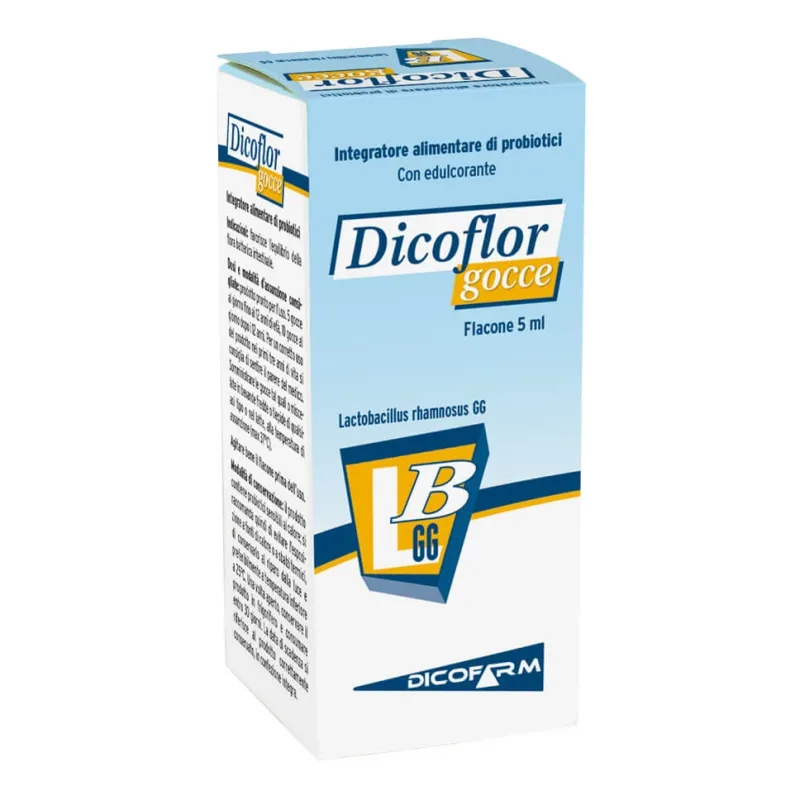 Dicoflor Drops 5ml: Supliment probiotic pentru flora intestinală fără gluten — preț și oferte