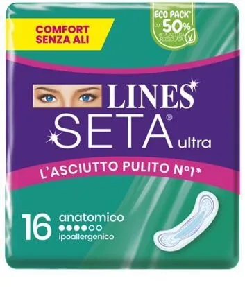 LINES SILK ULTRA ANAT CP 16PCS — preț și oferte